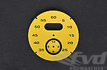 Sport Chrono Instrument Face - Racing Yellow - Solid