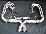 Race Exhaust System Rallye 997.1 GT3 Cup - without Cat - Stainless Steel