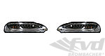 Additional head light set LED - Smoked - "991 Turbo S-Style" - 997.2